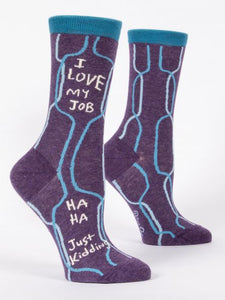 Blue Q Crew Socks