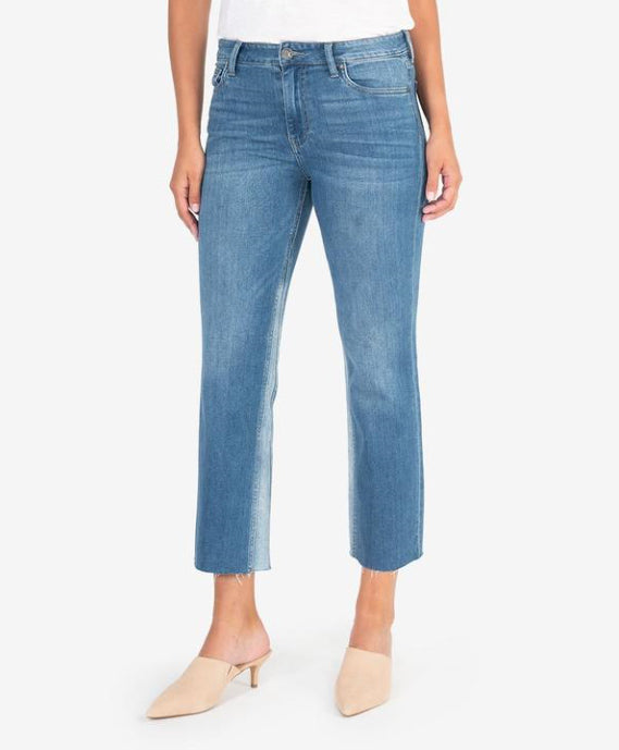 Kelsey High Rise Ankle Flare Jeans