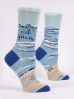 Blue Q Crew Socks