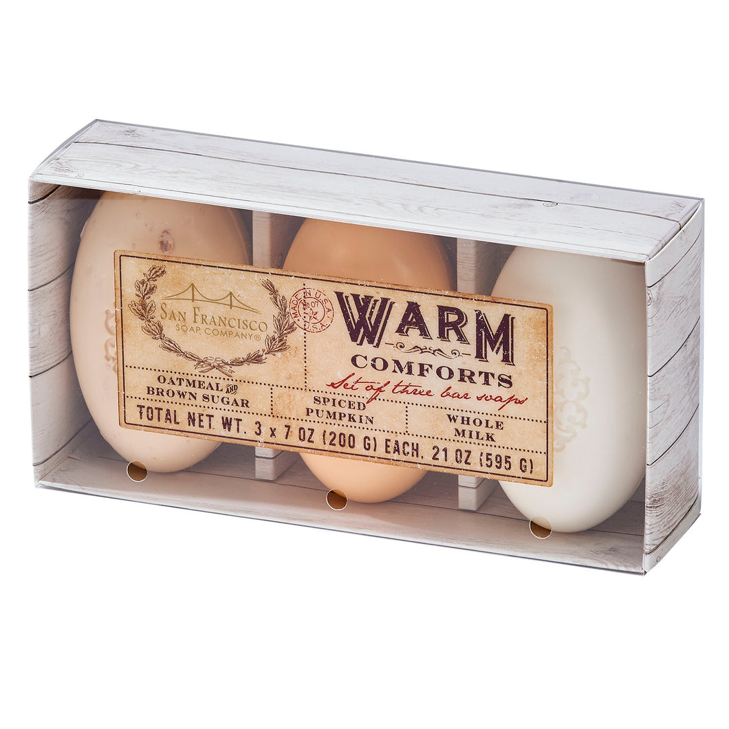 Warm Comforts Soap Set of 3