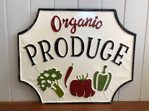 Organic Produce Sign